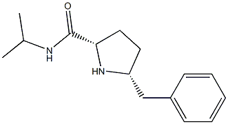 (2S,5R)-5-benzyl-N-isopropylpyrrolidine-2-carboxamide Struktur