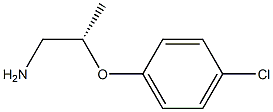 (S)-2-(4-chlorophenoxy)propan-1-amine Struktur