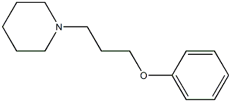 1-(3-phenoxypropyl)piperidine Struktur