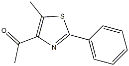 1-(5-methyl-2-phenylthiazol-4-yl)ethanone Struktur