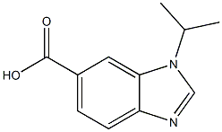 1-isopropyl-1H-benzo[d]imidazole-6-carboxylic acid Struktur