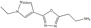 2-(5-(1-ethyl-1H-pyrazol-4-yl)-1,3,4-oxadiazol-2-yl)ethanamine