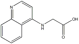 2-(quinolin-4-ylamino)acetic acid Struktur