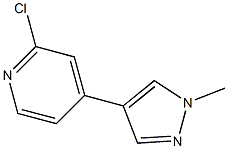 2-chloro-4-(1-methyl-1H-pyrazol-4-yl)pyridine Struktur