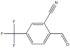 2-formyl-5-(trifluoromethyl)benzonitrile Struktur