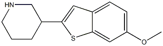 3-(6-methoxybenzo[b]thiophen-2-yl)piperidine Struktur