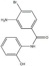 3-amino-4-bromo-N-(2-hydroxyphenyl)benzamide Struktur