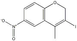 3-iodo-4-methyl-6-nitro-2H-chromene Struktur