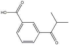 3-isobutyrylbenzoic acid Struktur