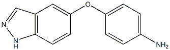 4-(1H-indazol-5-yloxy)aniline Struktur