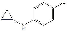 4-chloro-N-cyclopropylaniline Struktur