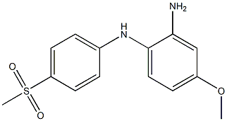 4-methoxy-N1-(4-(methylsulfonyl)phenyl)benzene-1,2-diamine Struktur