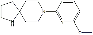 8-(6-methoxypyridin-2-yl)-1,8-diazaspiro[4.5]decane Struktur