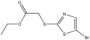 ethyl 2-(5-bromothiazol-2-ylthio)acetate Struktur