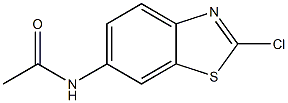 N-(2-chlorobenzo[d]thiazol-6-yl)acetamide Struktur