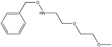 O-benzyl-N-(2-(2-methoxyethoxy)ethyl)hydroxylamine Struktur