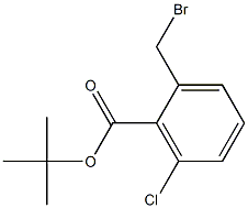 tert-butyl 2-(bromomethyl)-6-chlorobenzoate Struktur