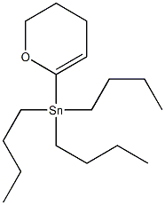 tributyl(3,4-dihydro-2H-pyran-6-yl)stannane Struktur