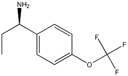 (R)-1-(4-(trifluoromethoxy)phenyl)propan-1-amine Struktur