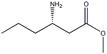 (S)-methyl 3-aminohexanoate Struktur