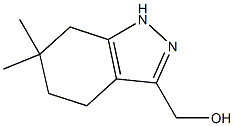 (6,6-Dimethyl-4,5,6,7-tetrahydro-1H-indazol-3-yl)-methanol Struktur