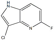 3-Chloro-5-fluoro-1H-pyrrolo[3,2-b]pyridine Struktur