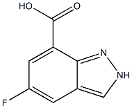 5-Fluoro-2H-indazole-7-carboxylic acid Struktur