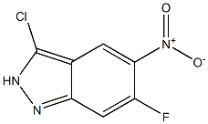 3-Chloro-6-fluoro-5-nitro-2H-indazole Struktur