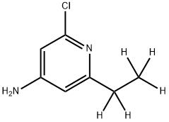 2-Chloro-6-(ethyl-d5)-4-aminopyridine Struktur