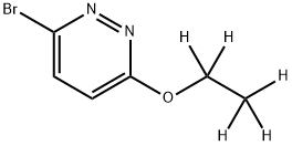 3-Bromo-6-(ethoxy-d5)-pyridazine Struktur