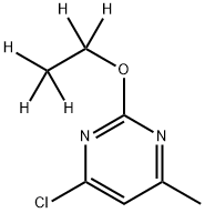 4-Chloro-6-methyl-2-(ethoxy-d5)-pyrimidine Struktur