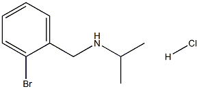 [(2-bromophenyl)methyl](propan-2-yl)amine hydrochloride Struktur