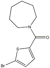 azepan-1-yl(5-bromothiophen-2-yl)methanone Struktur