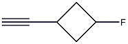 1-ETHYNYL-3-FLUOROCYCLOBUTANE Struktur