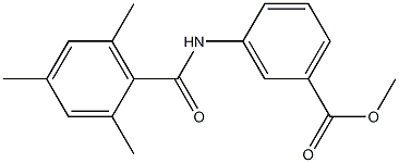 methyl 3-(2,4,6-trimethylbenzamido)benzoate Struktur