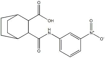 3-((3-nitrophenyl)carbamoyl)bicyclo[2.2.2]octane-2-carboxylic acid Struktur