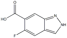 5-Fluoro-2H-indazole-6-carboxylic acid Struktur