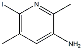 6-Iodo-2,5-dimethyl-pyridin-3-ylamine Struktur