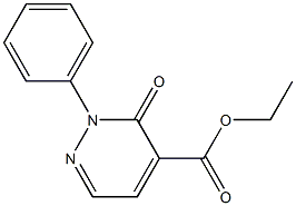 ethyl 3-oxo-2-phenyl-2,3-dihydropyridazine-4-carboxylate Struktur