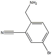 2-(aminomethyl)-5-bromobenzonitrile Struktur