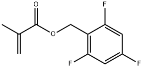 2,4,6-trifluorobenzyl methacrylate Struktur