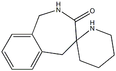 1,2-dihydrospiro[benzo[c]azepine-4,2'-piperidin]-3(5H)-one Struktur