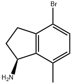 (1S)-4-BROMO-7-METHYLINDANYLAMINE Struktur