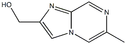 (6-Methyl-imidazo[1,2-a]pyrazin-2-yl)-methanol Struktur