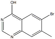 6-bromo-7-methylquinazolin-4-ol Struktur