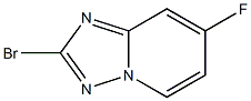 2-Bromo-7-fluoro-[1,2,4]triazolo[1,5-a]pyridine Struktur