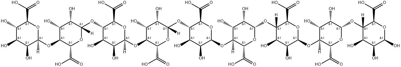 D-nonamannuronic acid nonasodium salt Struktur