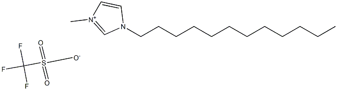 1-dodecyl-3-methylimidazolium trifluoromethanesulfonate Struktur