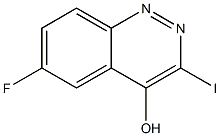 6-Fluoro-3-iodo-cinnolin-4-ol Struktur