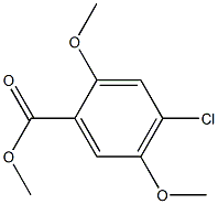 Methyl 4-chloro-2,5-dimethoxybenzoate Struktur